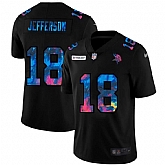 Nike Vikings 18 Justin Jefferson Black Vapor Untouchable Fashion Limited Jersey yhua,baseball caps,new era cap wholesale,wholesale hats